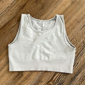 Zella cropped tank bra top M